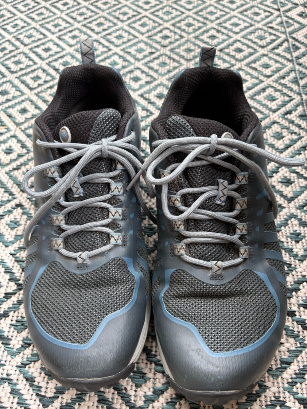 Merrell Siren Edge QForm 2 Women's Hiking Shoes Waterproof Blue Gray 9 J599552